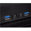 Caixa de PC Silverstone ML04 HTPC preta