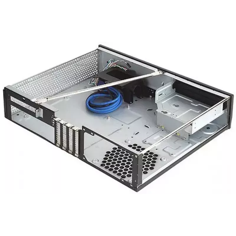Caixa de PC Silverstone ML04 HTPC preta