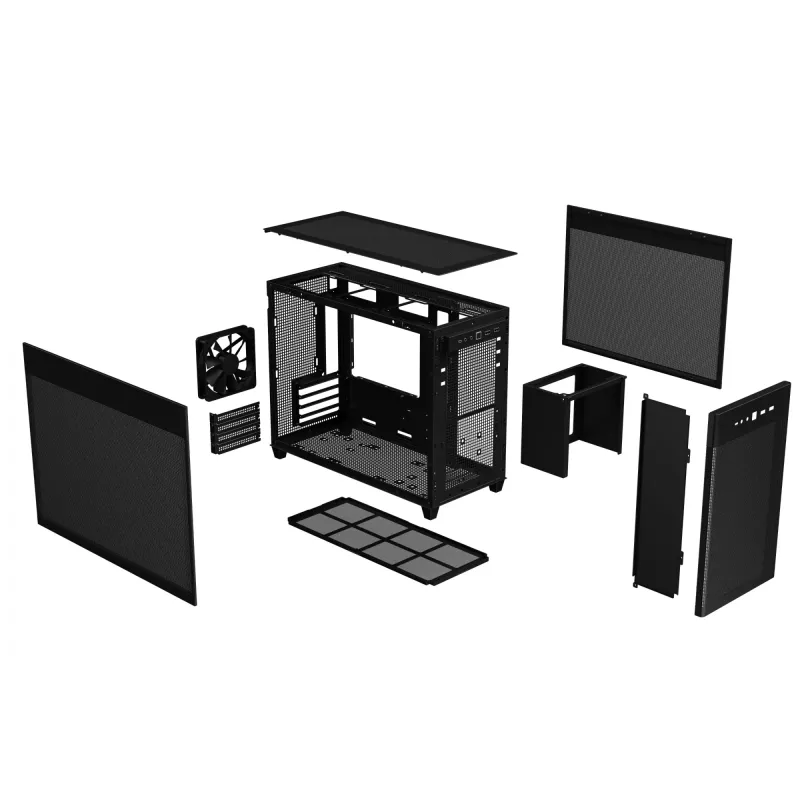 Caixa ASUS AP201 PRIME TG Mini Tower preta