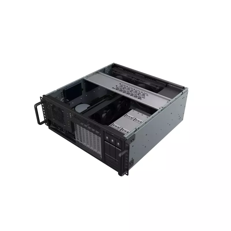 Rack de servidor Silverstone RM46-502-I preto ATX 1 ventoinha de 80 mm