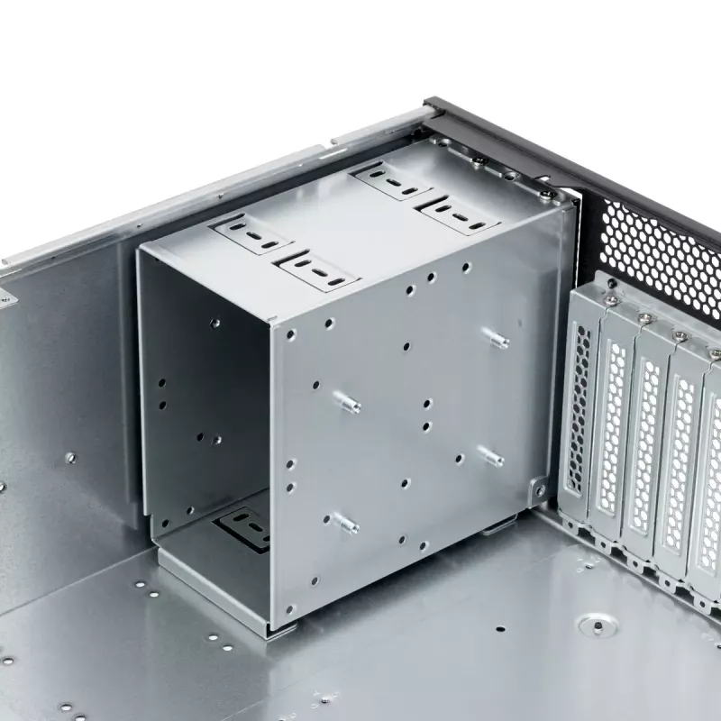 Rack de servidor Silverstone RM46-502-I preto ATX 1 ventoinha de 80 mm