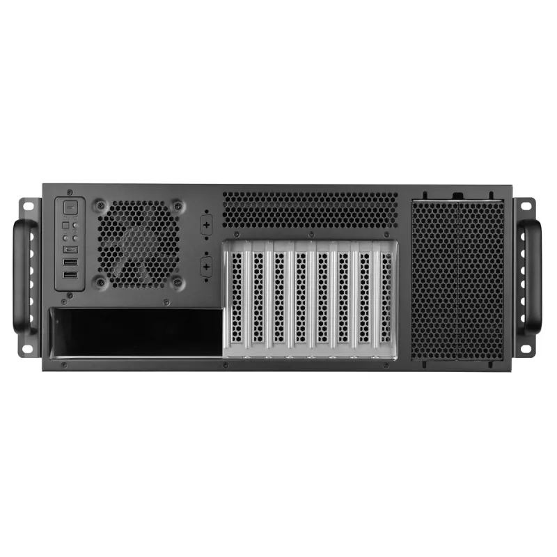 Rack de servidor Silverstone RM46-502-I preto ATX 1 ventoinha de 80 mm