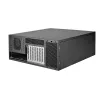Rack de servidor Silverstone RM46-502-I preto ATX 1 ventoinha de 80 mm
