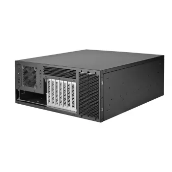 Rack de servidor Silverstone RM46-502-I preto ATX 1 ventoinha de 80 mm