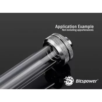 Bitspower BP-NCPLT16-L500 Tubo de ligação PETG None Chamfer, 16/12 mm, 50 cm, Transparente