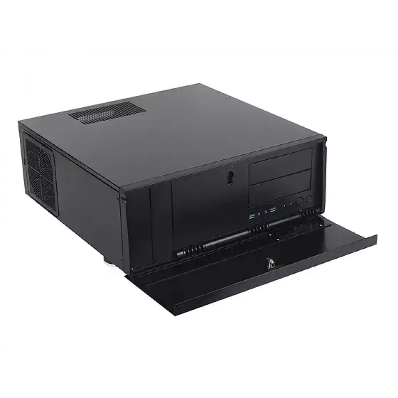 Caixa de PC Silverstone Grandia GD07 HTPC preta