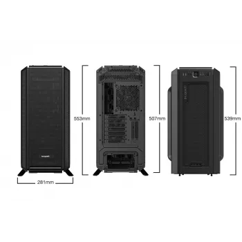 be quiet! Silent Base 802 preto Midi-Tower