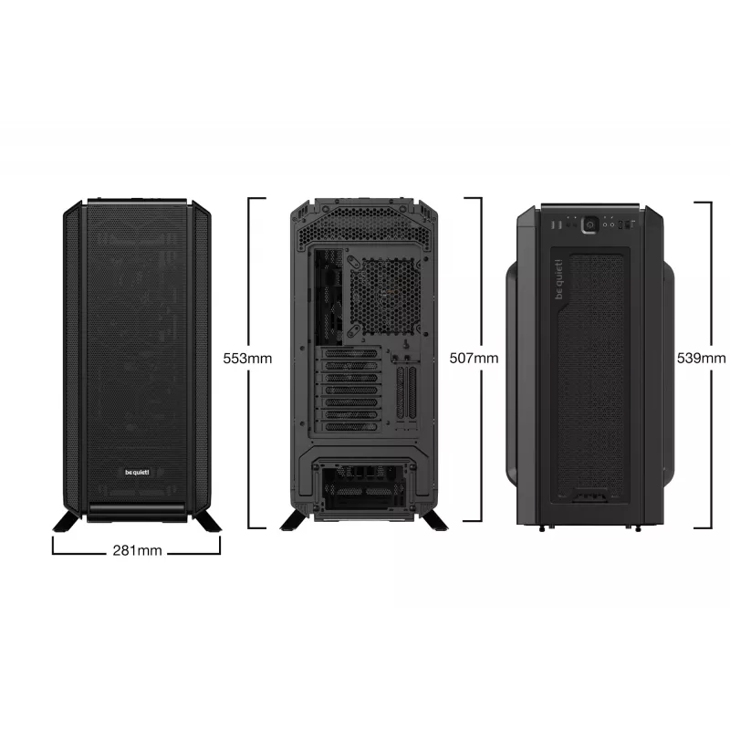 be quiet! Silent Base 802 preto Midi-Tower