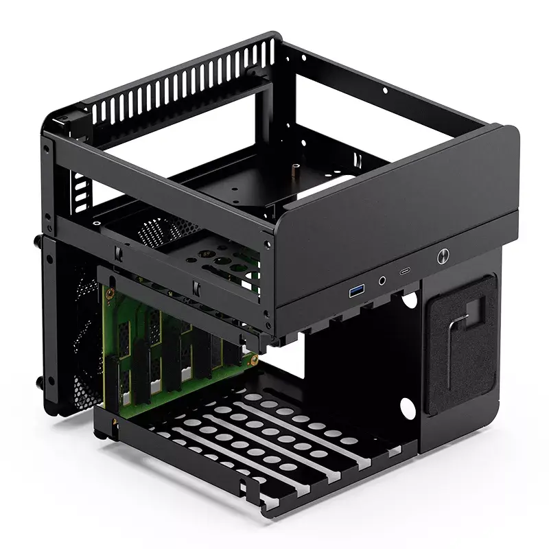Caixa de PC Jonsbo N2 Cube preta
