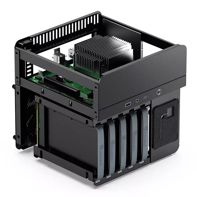 Caixa de PC Jonsbo N2 Cube preta