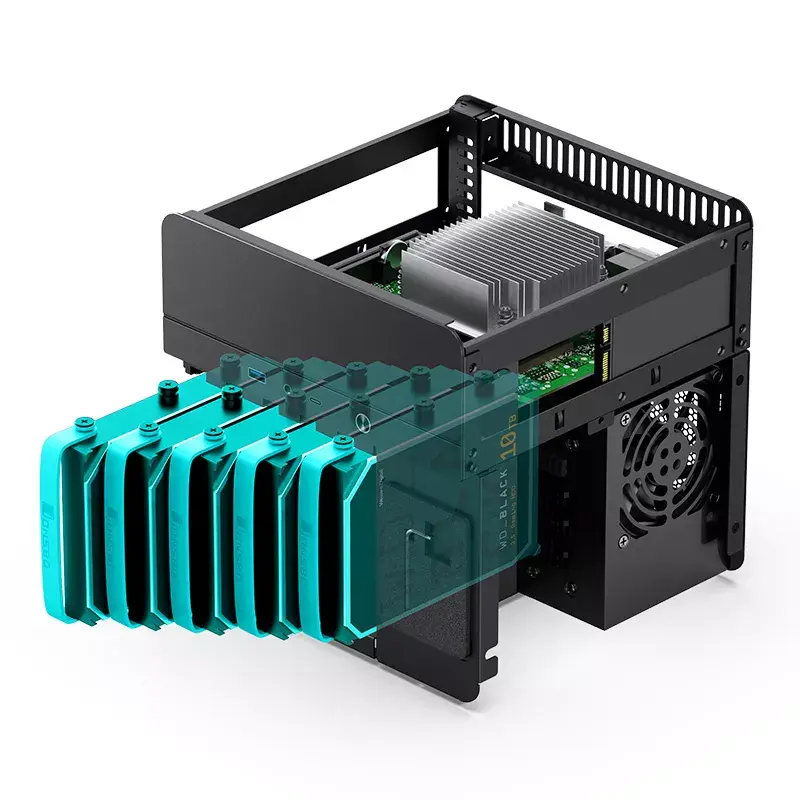 Caixa de PC Jonsbo N2 Cube preta