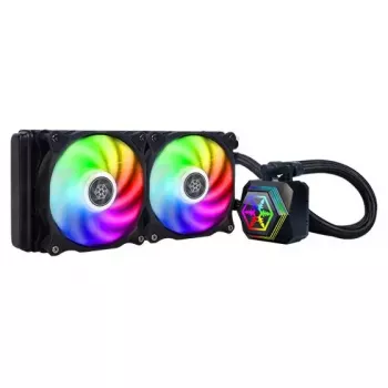 Refrigeração líquida All-in-One Silverstone PF240-ARGB 12 cm preto