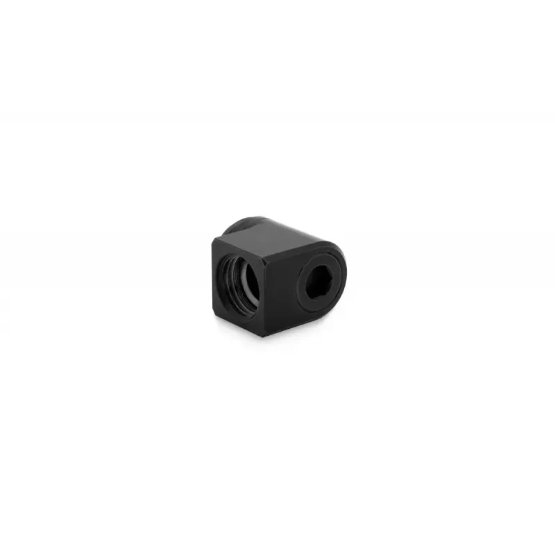 EK Water Blocks EK-Torque Micro adaptador de 90° G1/4 macho para G1/4 fêmea, rotativo, preto