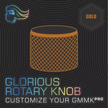 Botão rotativo Glorious Gaming para teclado