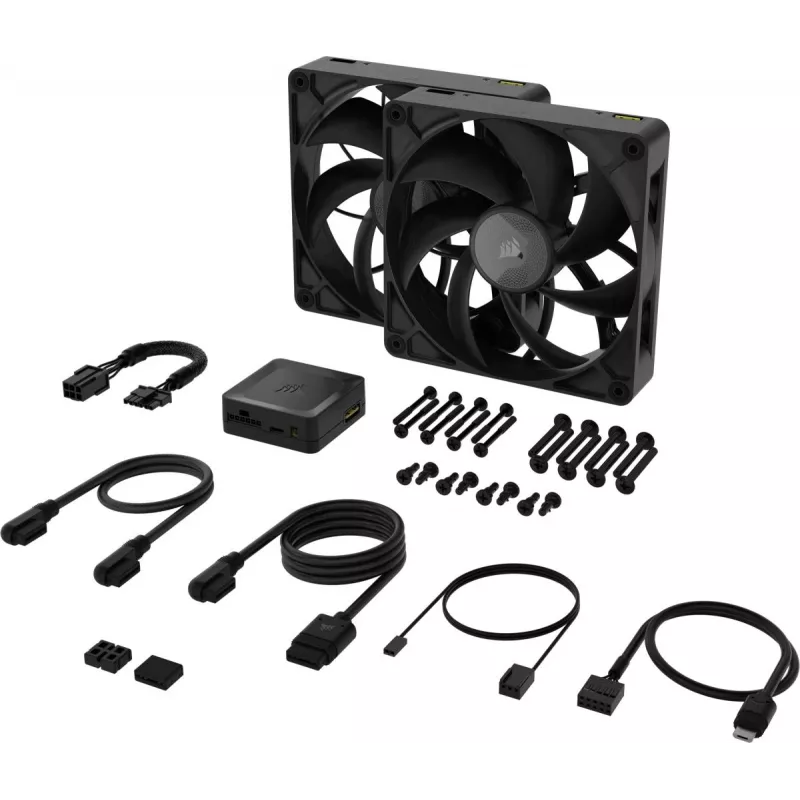Ventoinha Corsair iCUE LINK RX140 MAX 14 cm preto 300-1600 rpm