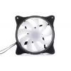 Alphacool 24836 Rise Aurora ventoinha PWM para caixa, 120 mm (120x120x25 mm), preta