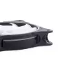Alphacool 24836 Rise Aurora ventoinha PWM para caixa, 120 mm (120x120x25 mm), preta