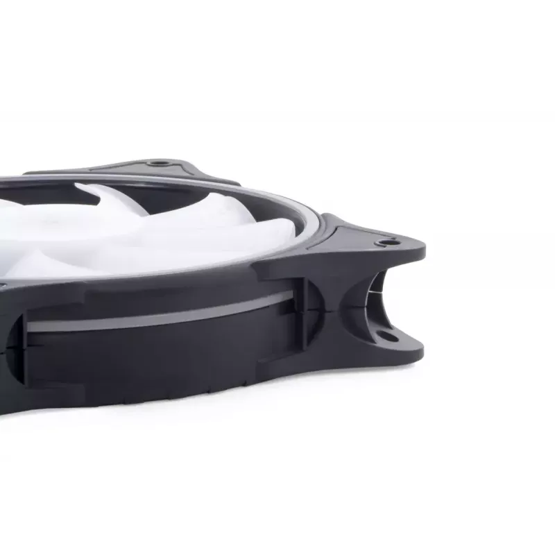 Alphacool 24836 Rise Aurora ventoinha PWM para caixa, 120 mm (120x120x25 mm), preta