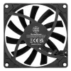 SilverStone SST-AS90B Air Slimmer 90 ventoinha fina para caixa, 92 mm, 500-2500 RPM, 11,3-32 dB, preta