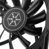 SilverStone SST-AS90B Air Slimmer 90 ventoinha fina para caixa, 92 mm, 500-2500 RPM, 11,3-32 dB, preta
