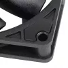 SilverStone SST-AS90B Air Slimmer 90 ventoinha fina para caixa, 92 mm, 500-2500 RPM, 11,3-32 dB, preta
