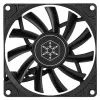 SilverStone SST-AS90B Air Slimmer 90 ventoinha fina para caixa, 92 mm, 500-2500 RPM, 11,3-32 dB, preta