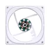 Jonsbo FR-505WR FR-505 ARGB ventoinha PWM para caixa com pás invertidas, 120 mm, 47,17 CFM, branca