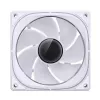Jonsbo FR-505WR FR-505 ARGB ventoinha PWM para caixa com pás invertidas, 120 mm, 47,17 CFM, branca