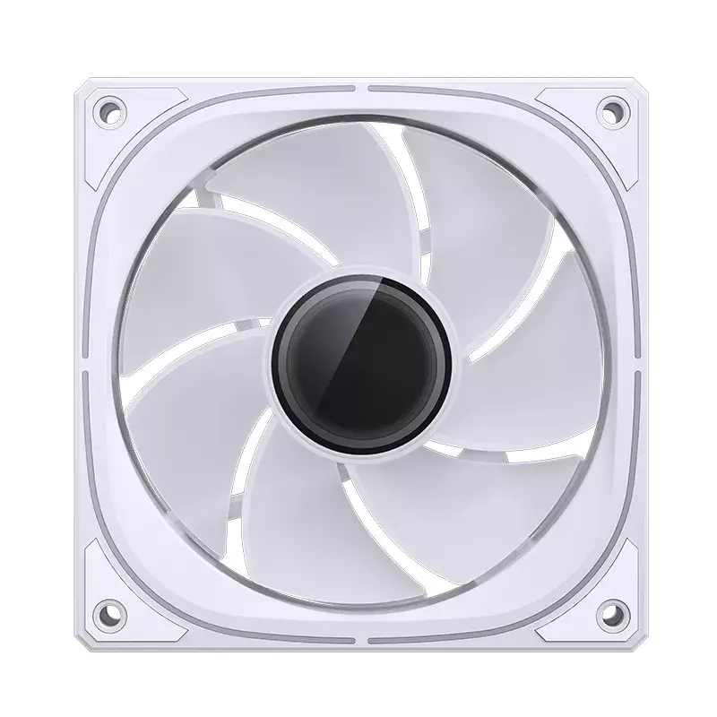 Jonsbo FR-505WR FR-505 ARGB ventoinha PWM para caixa com pás invertidas, 120 mm, 47,17 CFM, branca