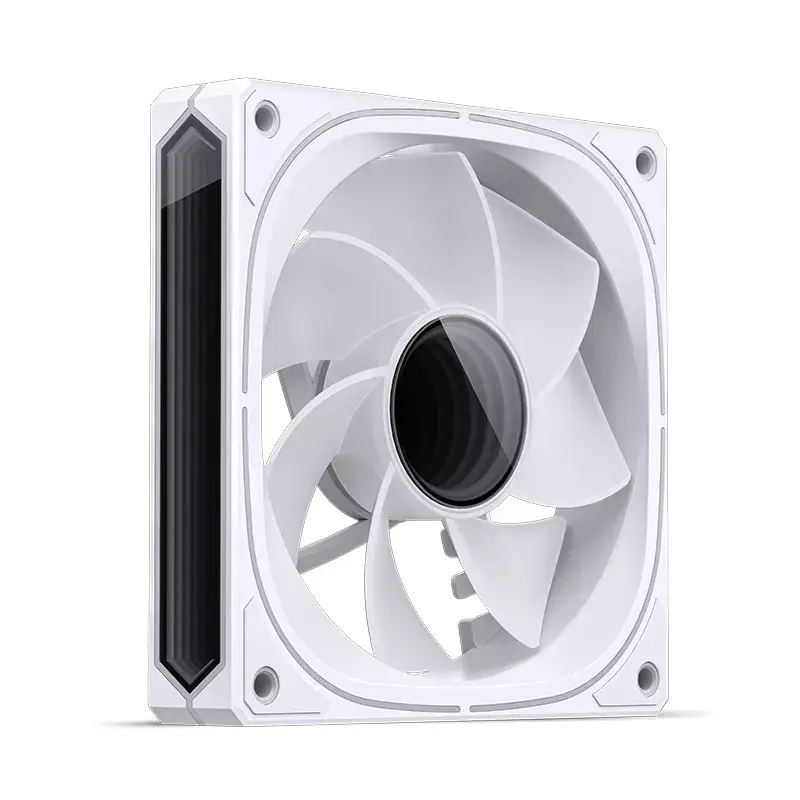 Jonsbo FR-505WR FR-505 ARGB ventoinha PWM para caixa com pás invertidas, 120 mm, 47,17 CFM, branca