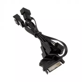 Extensão de cabo Kolink PGW-AC-KOL-113 — conector de ventoinha de 4 pinos, 350 mm, preto