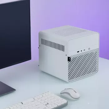 Caixa para PC Jonsbo N2 Cube Branco SFX ventoinha 120mm 2.5 3.5 HDD