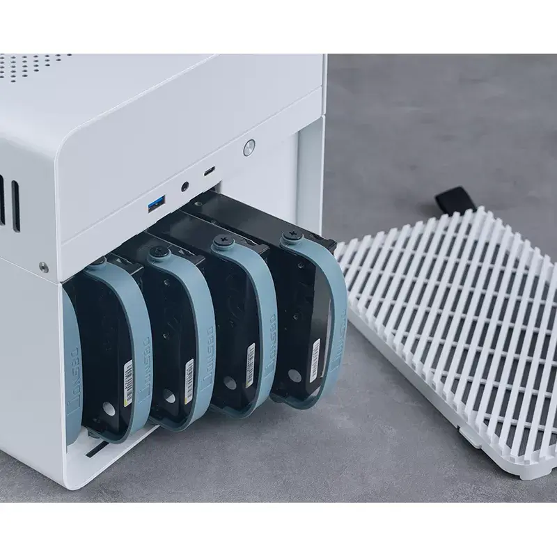 Jonsbo N2 caixa NAS Mini-ITX, cubo, alumínio/aço, branca