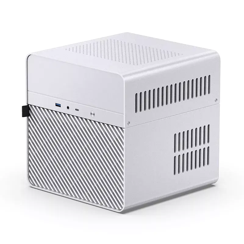 Jonsbo N2 caixa NAS Mini-ITX, cubo, alumínio/aço, branca
