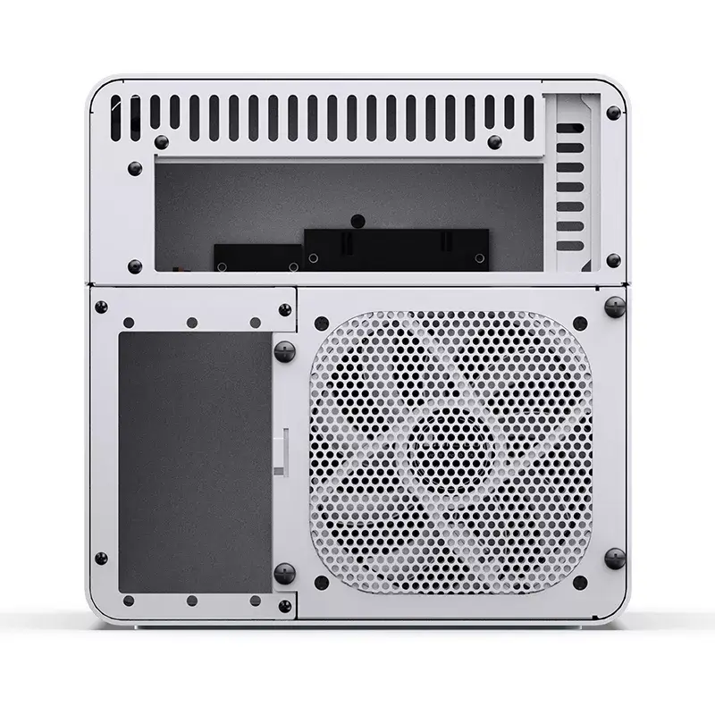 Jonsbo N2 caixa NAS Mini-ITX, cubo, alumínio/aço, branca