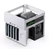 Jonsbo N2 caixa NAS Mini-ITX, cubo, alumínio/aço, branca