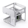Jonsbo N2 caixa NAS Mini-ITX, cubo, alumínio/aço, branca