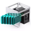 Jonsbo N2 caixa NAS Mini-ITX, cubo, alumínio/aço, branca