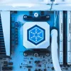 SilverStone SST-PF360W-ARGB-V2 Permafrost PF360-ARGB V2 refrigeração líquida AIO, 360 mm, com controlador RGB, branca
