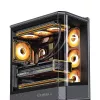 Caixa de computador Jonsbo D400 Midi Tower ATX Tempered Glass – preto