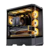 Caixa de computador Jonsbo D400 Midi Tower ATX Tempered Glass – preto