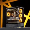 Caixa de computador Jonsbo D400 Midi Tower ATX Tempered Glass – preto