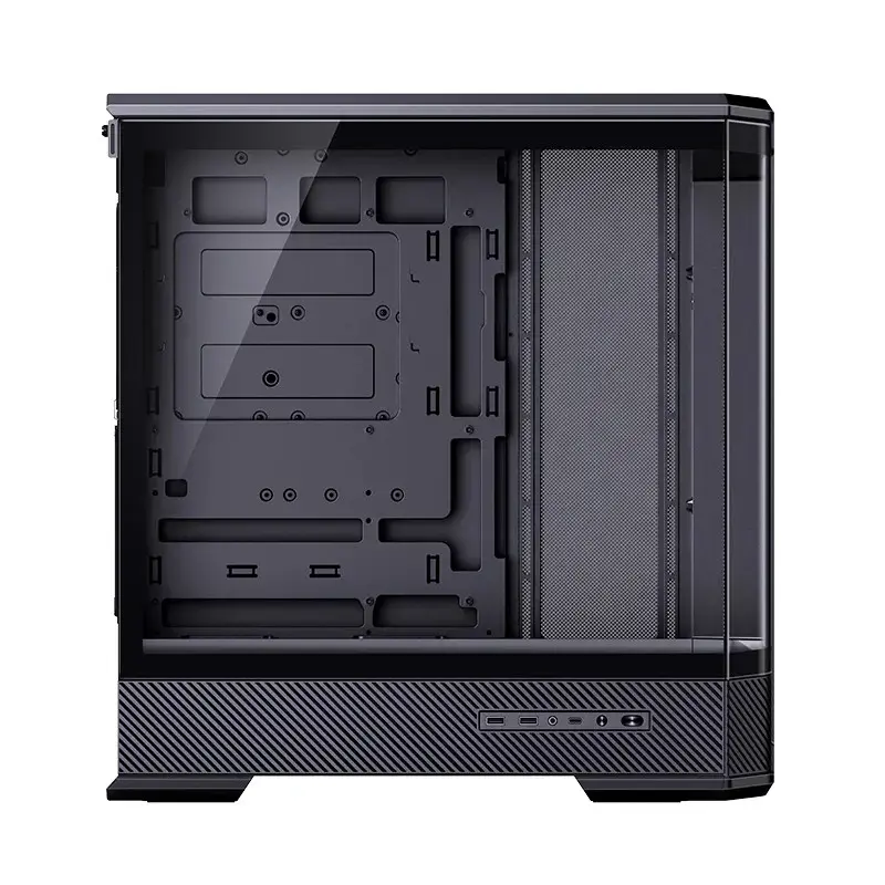 Caixa de computador Jonsbo D400 Midi Tower ATX Tempered Glass – preto