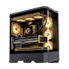 Caixa de computador Jonsbo D400 Midi Tower ATX Tempered Glass – preto