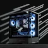 Caixa de computador Jonsbo D400 Midi Tower ATX Tempered Glass – preto