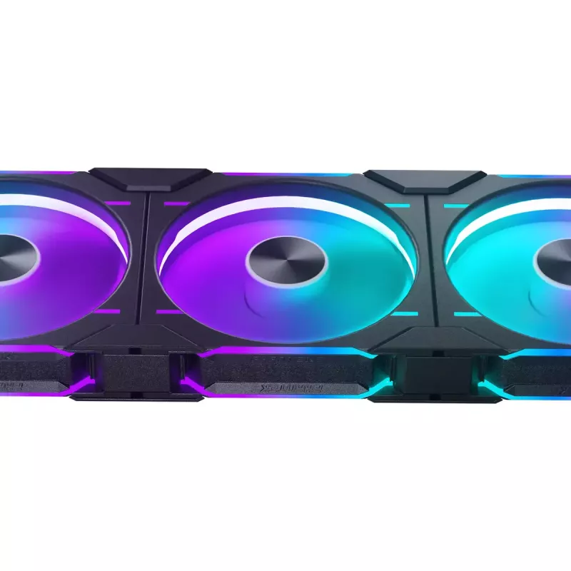 Phanteks PH-F140D30 D30 PWM Reverse Airflow D-RGB ventoinha de caixa, 140 mm, preta (3 un.)