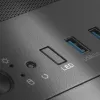 Caixa de PC Silverstone FARA V1M PRO Torre preta