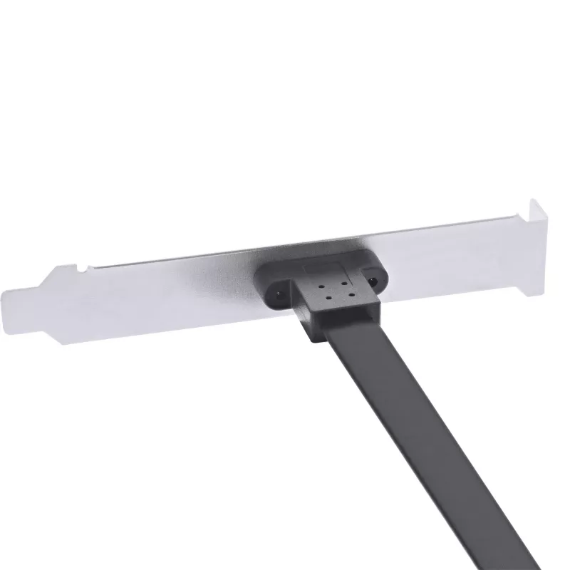 Painel PCI InLine, USB-C para USB 3.2 painel frontal Key-A interno, 0,5 m