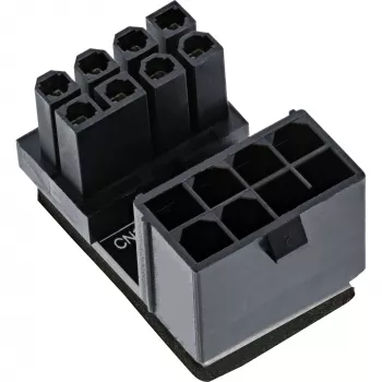 Adaptador de alimentação interno InLine, 180° ATX 8-Pin macho/fêmea (Reverse)