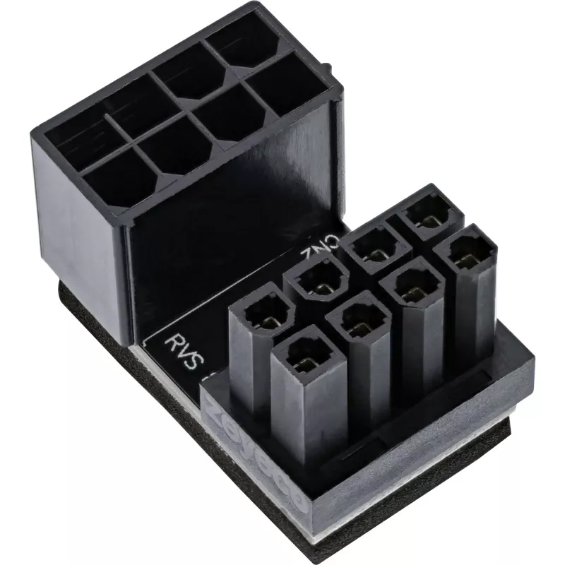 Adaptador de alimentação interno InLine, 180° ATX 8-Pin macho/fêmea (Reverse)